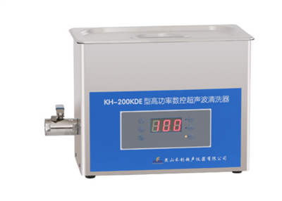 昆山禾创-KH-200KDE型台式高功率数控超声波清洗器