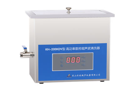 昆山禾创-KH-200KDV型台式高功率数控超声波清洗器
